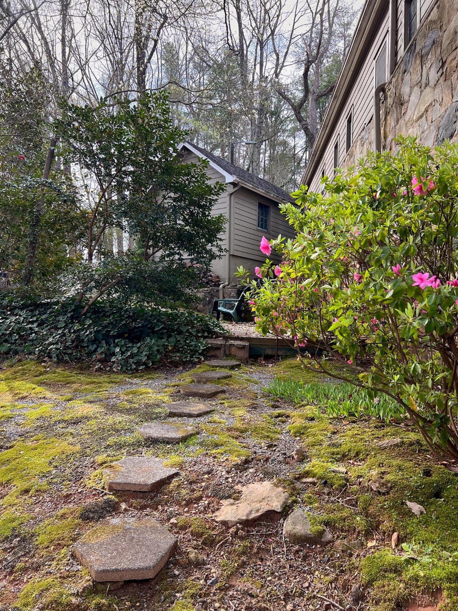 Studio Guest Suite In Forest Cottage Tryon Exterior photo